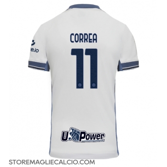 Inter Milan Joaquin Correa #11 Maglia Gara Trasferta Repliche 2024-25 Maniche Corte